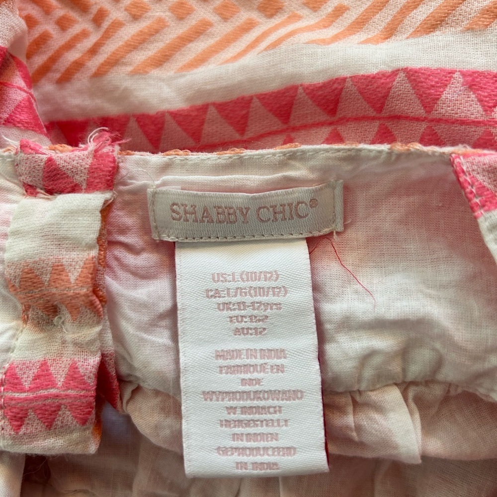 Shabby Chic Pink & Peach Striped Ruffle Two Piece Set with Fringe

Size 10/12 - Picture 6 of 7